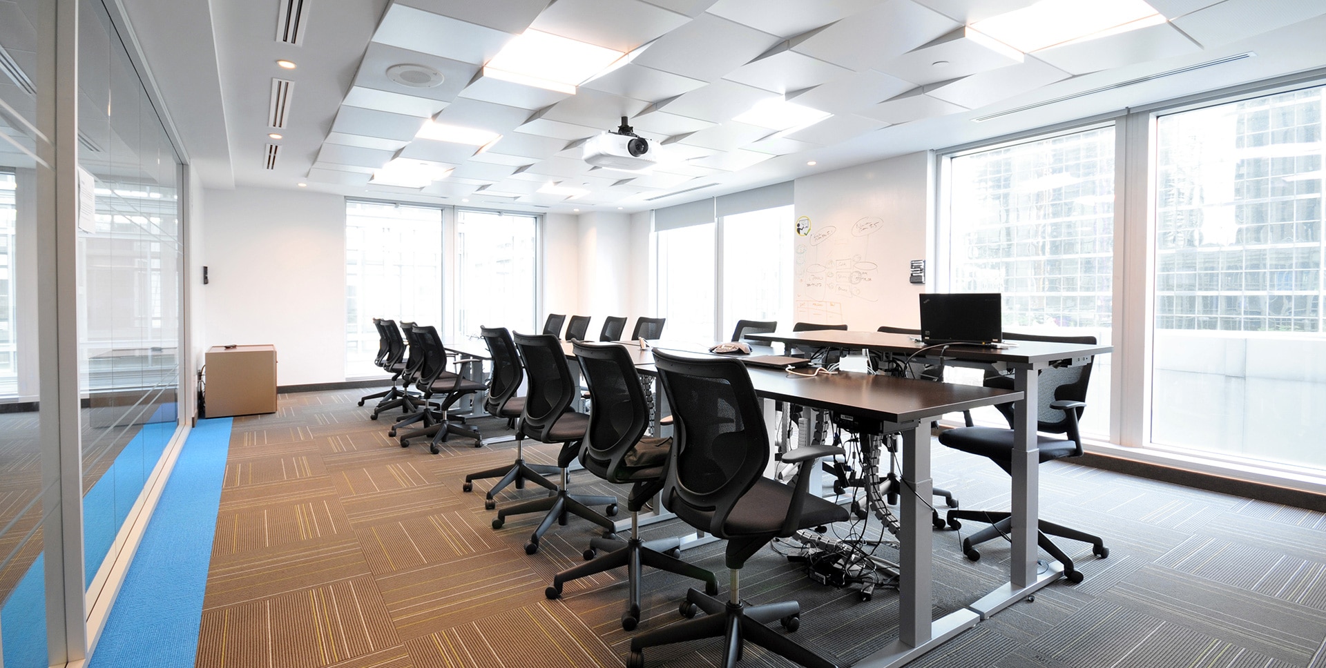 Meeting room at PSP Investments in Montreal designed by VAD