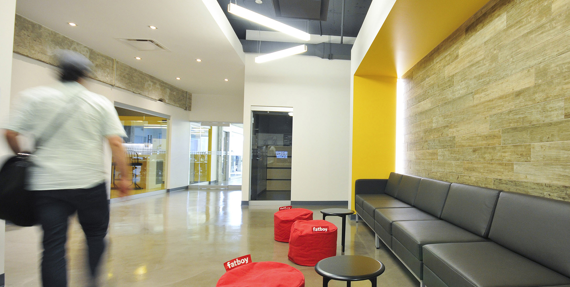 Commercial Interior Projects - Entrance at SOVO Technologies designed by VAD Interior Designers