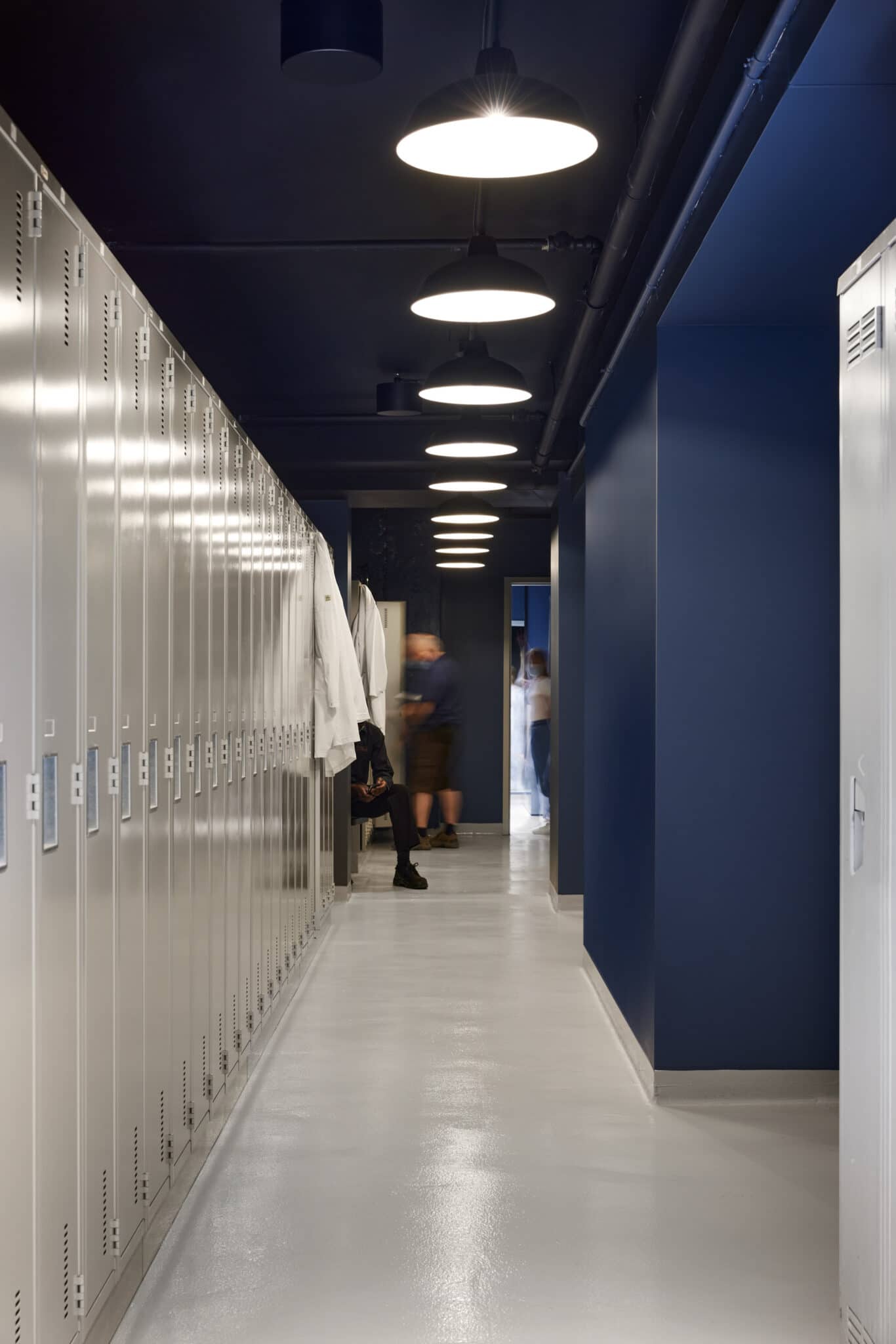 Commercial Interior Projects - Lockers at Morgan Schaffer Head Office in Montreal by VAD Interior Designers